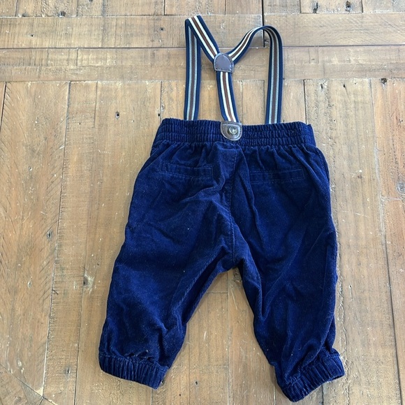 Janie and jack corduroy Suspender and button down set - Picture 4 of 10